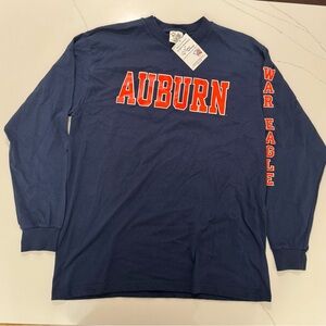 New With Tags Auburn University navy long sleeve shirt